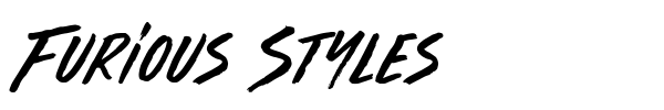 Furious Styles font preview